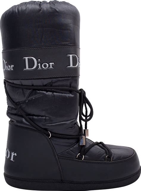 dior light blue boots|christian Dior black boots.